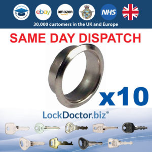 Rosettes for Drawer Locks Pack of 10 | NEXT DAY | LockDoctor.Biz