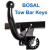 BOSAL TOW BAR Keys T2001-T2200 | NEXT DAY | LockDoctor.Biz